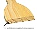 Natural Wood Grill Scraper - Avoid Risks of Metal Bristle - BBQ top and Between Grate Cleaner - Compatible with All BBQ Grills