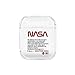 Thick Rigid Hard Plastic NASA Print Clear Case for Apple Airpods 1 2 Transparent Creative Design Protective Mini Bag Protector Shockproof Boys Teens Men Guys Outer Space Satellite Tech