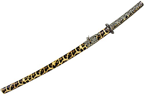 40"Collectible Samurai Sharp Sword Ninja with Leopard Print Good Quality - Thumbnail 2