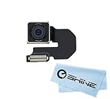 EShine Rear Back Main Camera Module Flex Cable Replacement for iPhone 6S 4.7 A1688(GSM), A1688(CDMA), A1633, A1700 (ALL CARIERRS) + EShine Cloth
