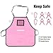 WORKPRO 23-piece Girls Tool Kit with Real Hand Tools, Safety Goggles, Storage Bag|Home DIY & Woodworking - Pink