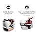 Service Dog in Training Vest with Reflective Strap & Removable Patches - Heavy Duty Nylon Straps and Handle for Dogs - 7 Sizes, ID Patch Options, Service Dog Vest Harness with IT tag (Red, Medium)
