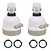 Faucet Sprayer, 2PCS Energy Saving Faucet Splash Nozzle Filter Aeration Diffuser Adapter Kitchen Bathroom Diffuser Third Gear Adjustable For Kitchen Bathroom