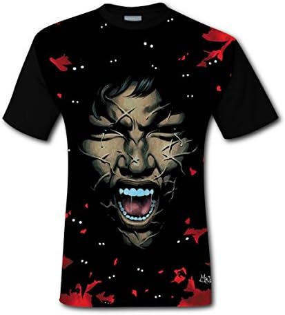 The mighty Men's Various Whooper-Screamer Short Sleeve Tshirts Tee For Men Black L