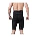 Ciel infini Men's Body Shaper Tummy Control Slimming Tight Hi waist Butt lift Stretch Shapewear Shorts,Black,X-Large