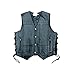 Men's Leather 10 Pockets Motorcycle Biker Vest New XL (Chest 44-46 INCHES)