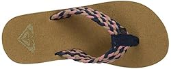 Roxy Girl's RG Porto Sandal Flip-Flop, Navy, 5 M US