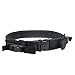 Tactical Belt - Heavy Duty Elite Law Enforcement Gear Utility Pistol Belt with Dual Mag Pouches - Bundled With Skull Face Tube Mask