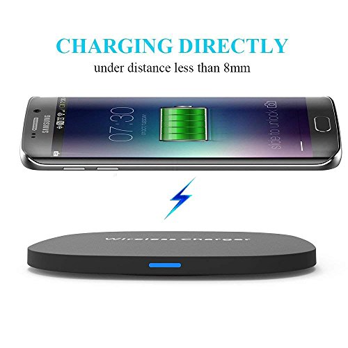 3 Coil Qi Fast Wireless Charging Stand, Mengyasi Foldable Inductive Phone Charger Station Powermat for iPhone 8/ iPhone x, Samsung Galaxy S6-S8/Edge, Google Nexus 4-7 and more Qi-Enabled devices