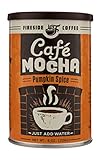 Fireside Coffee Cafe Pumpkin Spice Mocha Instant Flavored Coffee 8 Ounce Canister