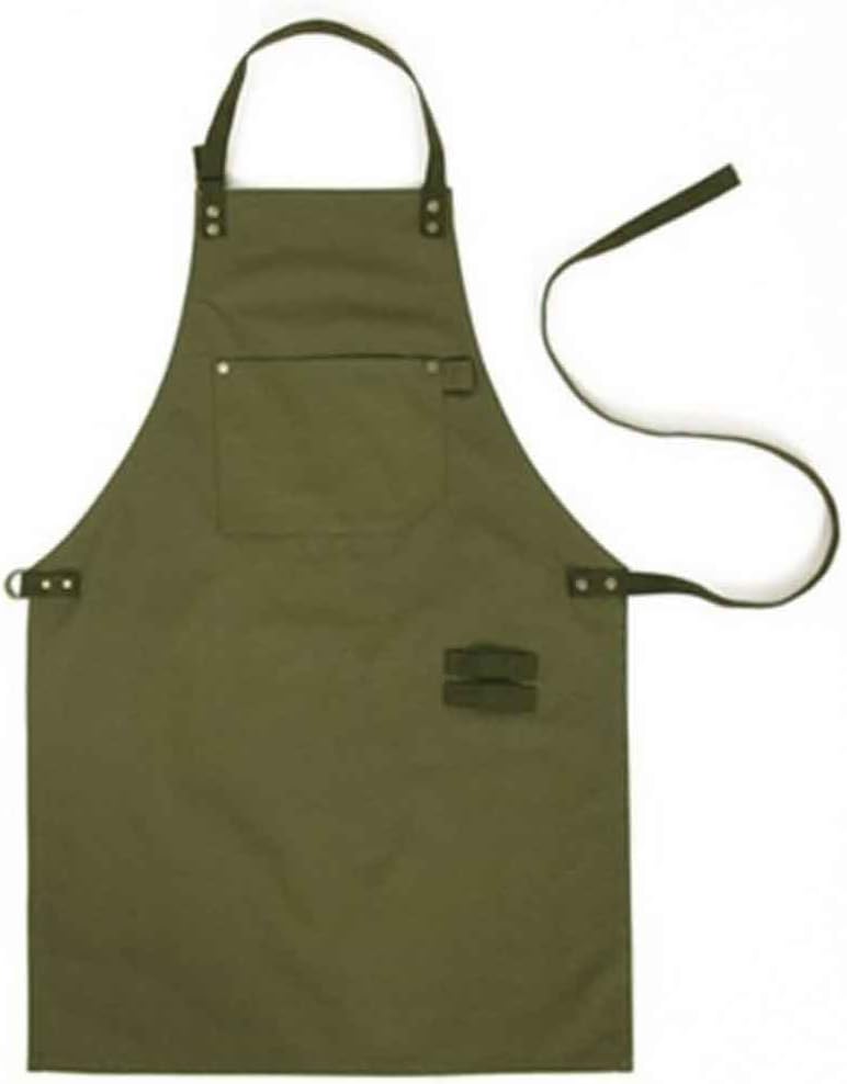 Phonyeer Green Canvas Painting Apron