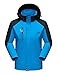 TBMPOY Men's Mountain Rain Jacket Windproof Insulated Coats Hooded Outdoor Windbreaker Camping Hiking