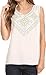 Sakkas Elita Sleeveless Tank Top Batik Aztec Embroidered Shirt Blouse