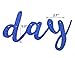 Navy Blue Royal Blue Glittery Happy Birthday Banner Bunting for Boy Birthday Party Baby Shower Anniversary Celebrations Decorations