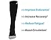Compression Socks (Stripe Design) - Lightweight Compression Socks for Men & Women - Prevent Shin Splints, Calf & Leg Pain - Great for Workout Recovery - Endurance Shield 360® - Zero Risk Guaranteed!