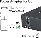 10Gtek 2 Pack Gigabit Ethernet Media Converter Open SFP Slot RJ45 to SFP view 3