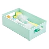 mDesign Baby Food Storage Organizer Bin for Formula, Bottle Brushes - 10