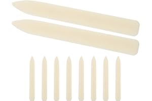 SUPVOX 10pcs Plastic Bone Folder Paper Creaser Tool for DIY Bookbinding Card Making and Paper Crafts