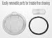 Splash Proof Tumbler Lid For Yeti RTIC Beast (20 oz, Clear)