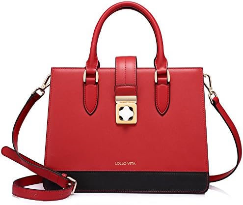 Designer Leather Handbags for Women Structured Fashion Ladies Shoulder Bag Crossbody Purse