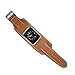 Apple Watch Band,MacTop 42mm Genuine Leather Apple Smart Watch Band Cuff Strap Design for Original 42mm iWatch Band Replacement with Adapter Metal Clasp for Apple Watch iWatch Models (brown)