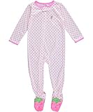 Carter's Baby Girls 1 Piece Jersey Footed Sleeper Pajamas (12-24 Months)(strawberry)