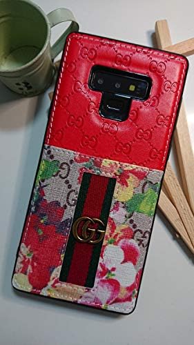 MIGUEL VICENTEE Galaxy NOTE9 -US Fast Deliver Guarantee FBA- Elegant Luxury PU Leather Classic Style Case Cover for Samsung Galaxy Note 9 / Note9 Only (Flower)