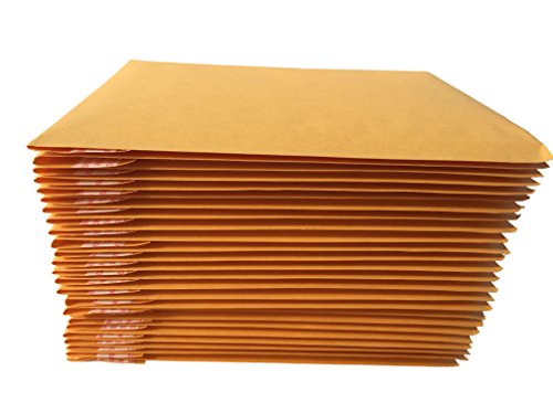 Az-cover kraft bubble mailer, #0, 6" x 9", pack of 25