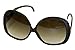 Women's Designer Style Vintage Oversized Sunglasses-Assorted Brands (XL Black Gloss)