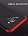 ATRAING Galaxy A8 Plus case, A Trading Shockproof Thin Hard Case Cover for Samsung Galaxy A8 Plus(2018)(Red+Black+Red)