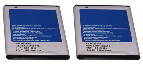 Replacement Battery for Samsung EB484659YZ / EB484659YZBSTD (2-Pack, Bulk Packaging)