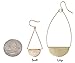 Shield Earring (Large Gold)
