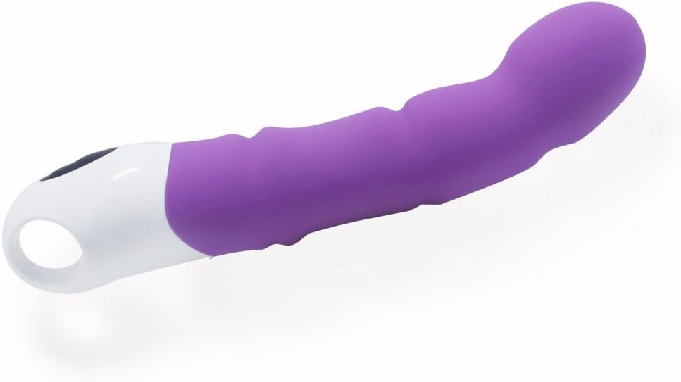 8.6 inchs Speed Silicone-Ďîldɔ Waterproof Powerful Vibration Big Finger Realistic vibratɔr Purple