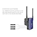 Coredy 300Mbps WiFi Range Extender / Wi-Fi Signal Repeater / Wireless Signal Booster / WiFi Access Point with External Antennas, Compatible with Alexa, Extends WiFi to Smart Home & Alexa Devices