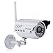 LESHP Wireless WIFI Security Camera Bullet IP Camera HD 1280P Home Surveillance with Night Vision Waterproof Outdoor