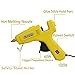 KMC 60/100W Hot Glue Gun with 16pcs Glue Sticks, Dual Power High Temp Heavy Rapid Heating Technology, Transparent Glue Gun Sticks for Arts & Crafts, Sealing and Quick Repairs