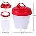 Yeahbeer Egg Cooker Hard & Soft Make,Non Stick Silicone,No Shell,Boiled,Poacher, Steamer, AS SEEN ON TV,6 pack