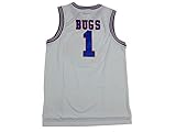 Space Jam #1 Bugs Bunny Basketball Jersey Tune Squad + Mr. Sport box as a gift (White, Large)