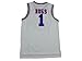 Space Jam #1 Bugs Bunny Basketball Jersey Tune Squad + Mr. Sport Box as a Gift (White, Medium)