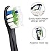 Replacement Toothbrush Heads,Compatible with Sonicare ProtectiveClean 4100 5100 6100-DiamondClean,Plaque Control,Gum Health,HealthyWhite, FlexCare, Essence+ and EasyClean,12 Pcs(Black)