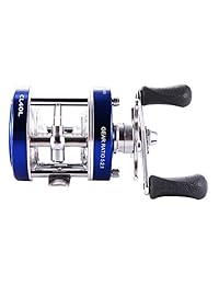 Isafish   Carrete de pesca de agua dulce para pesca en alta mar, color dorado