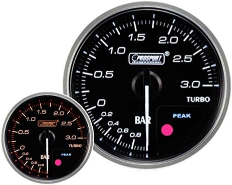 Amazon Co Jp 車 ブースト計 52パイ 2インチ Prosport プロスポーツ メーター Pk ワーニング機能付 車 バイク