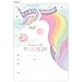 Koko Paper Co Magical Unicorn Invitations with Butterflies and Castle. 25 Lavender Envelopes and Fill in the Blank Style Invites for Birthdays, Baby Showers and Other Events.