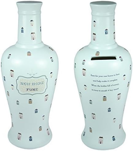 Bottled Dreams New Home Bottle Shaped Money Pot
