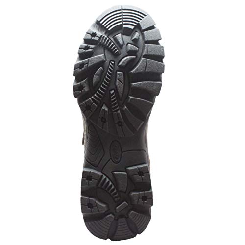 15" Men's Snakebite Boots, Leather + Suede, Waterproof for Hunting, Fishing, Hiking, Camping or Outdoors, Aggressive Rubber Outsole, Inside Zipper