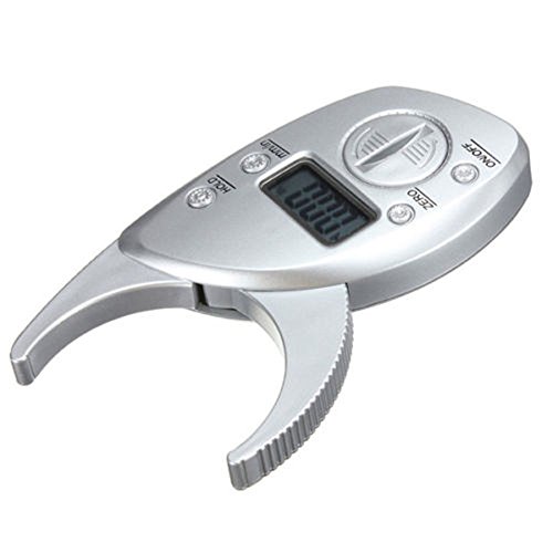Qiorange Digital High Quality Display LCD Body Fat Caliper Skin Fold Analyzer