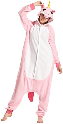 Yikaya Christmas Onsies Pajamas for Women Teen Girls Animal Nightgown Pink 2018