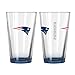 NFL New England Patriots Elite Pint Glass, 16-ounce, 2-Pack