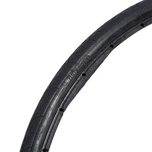 Tbest Bicycle Solid Tires,Solid Tyres 700c,700 x 23c Bicycle Solid Tyre Tires Road Bike Tyres Fashion ycle Cycling Tubless Riding Solid Tires replacement for Road Bike Fixed Gear(Black)