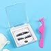 Frcolor Magnetic Eyelashes Set 2 Pair Reusable False Eyelashes with Applicator Tweezers